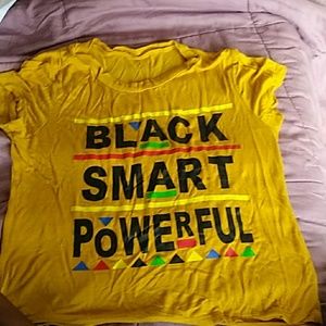 This yellow, crop top is for storng black woman
